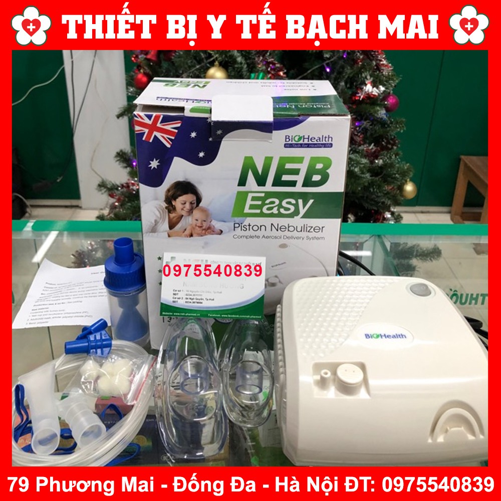 MÁY XÔNG KHÍ DUNG XÔNG MŨI HỌNG BIOHEALTH NEB EASY [BẢO HÀNH 03 NĂM]