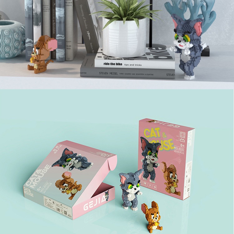 Bộ đồ chơi lắp ráp 3D chủ đề Tom &amp; Jerry mới nhất 2022