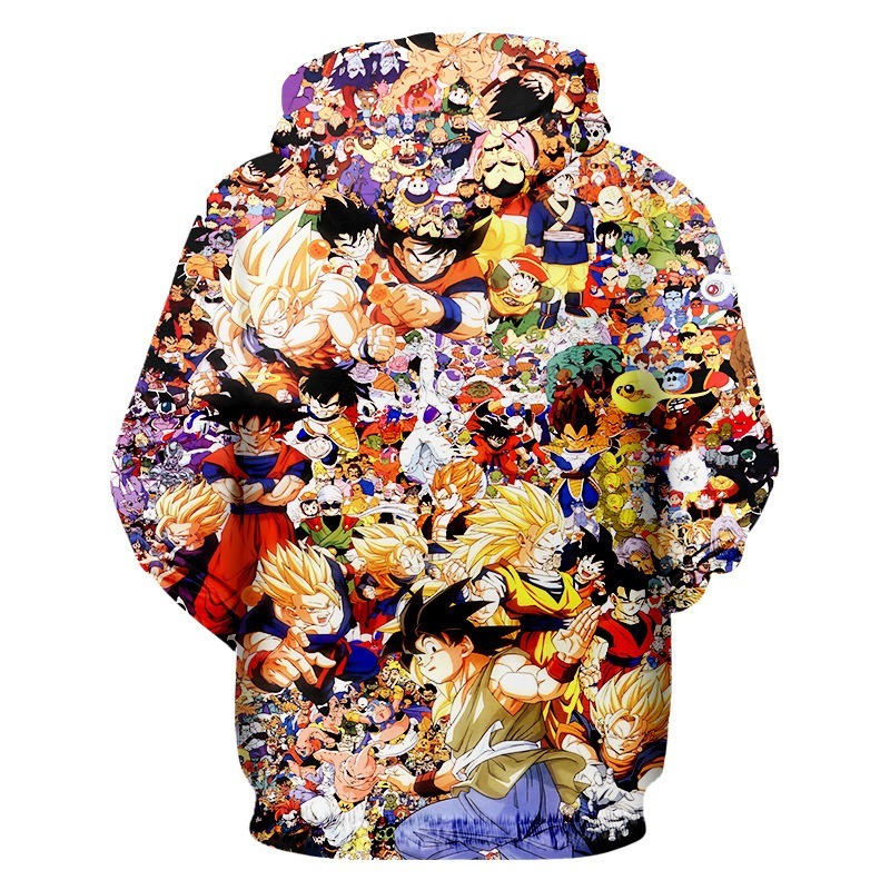 DRAGON BALL Áo Khoác Hoodie Tay Dài In Hình Son Goku 3d Cá Tính Cho Nam | BigBuy360 - bigbuy360.vn