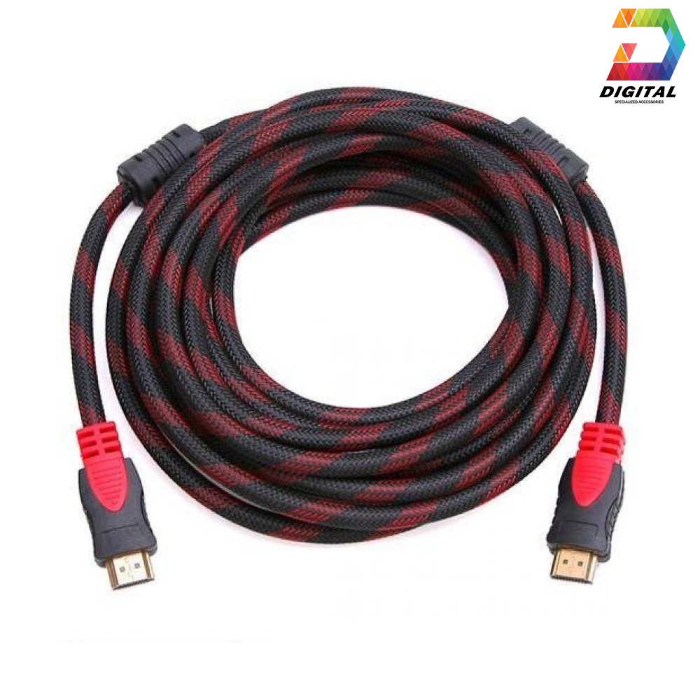 Cáp HDMI 2 Đầu Bọc Dây Dù Chống Nhiễu