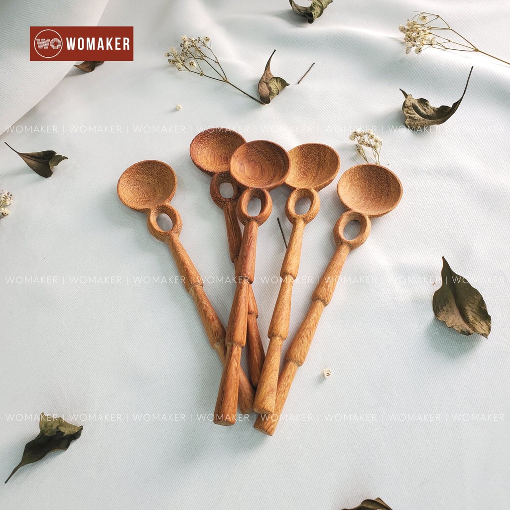 Muỗng Gỗ Cán Dài Handmade - Đồ Dùng Phòng Bếp - Phụ Kiện Trang Trí, Chụp Ảnh