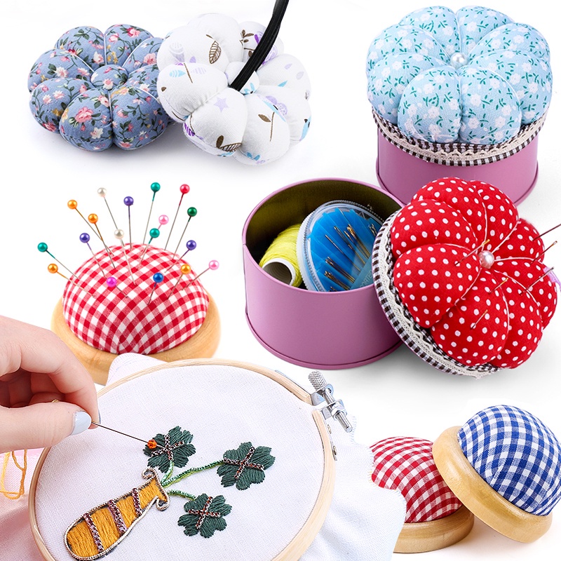 1 Phụ Kiện Giá Đỡ Kim Khâu Hình Quả Bóng DIY