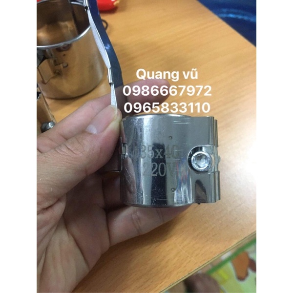 Vòng ốp nhiệt ,vòng gia nhiệt phi 40 phi 45 cao 30-40-50 điện 220v