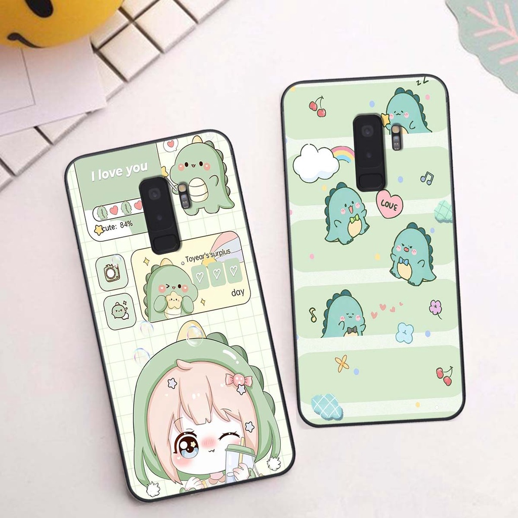 Ốp Samsung S9 / S9 Plus / S9+ in hình khủng long Dino siêu dễ thương