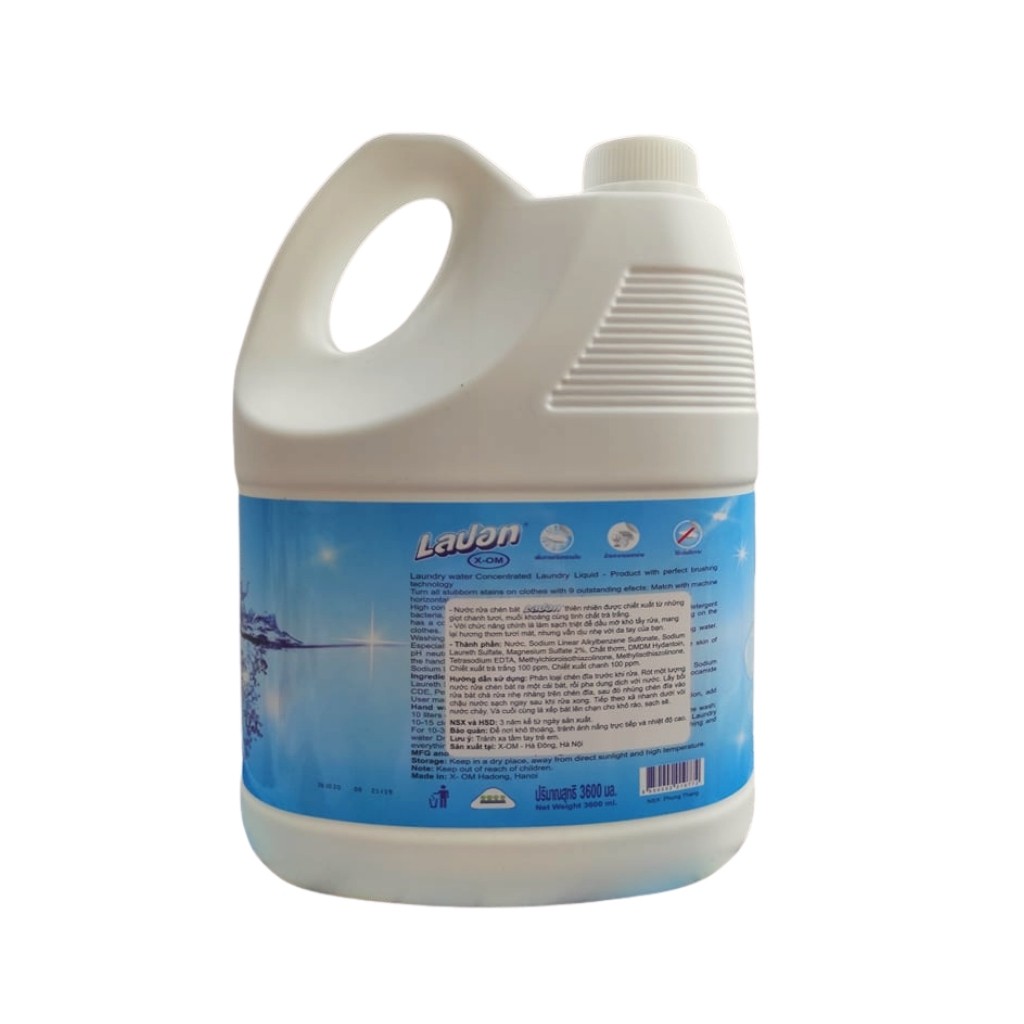 Nước Rửa Chén Bát Thái Lan Can 3600ml Rửa Sạch Vết Dầu Mỡ Không Hại Da Tay loại mới 2020