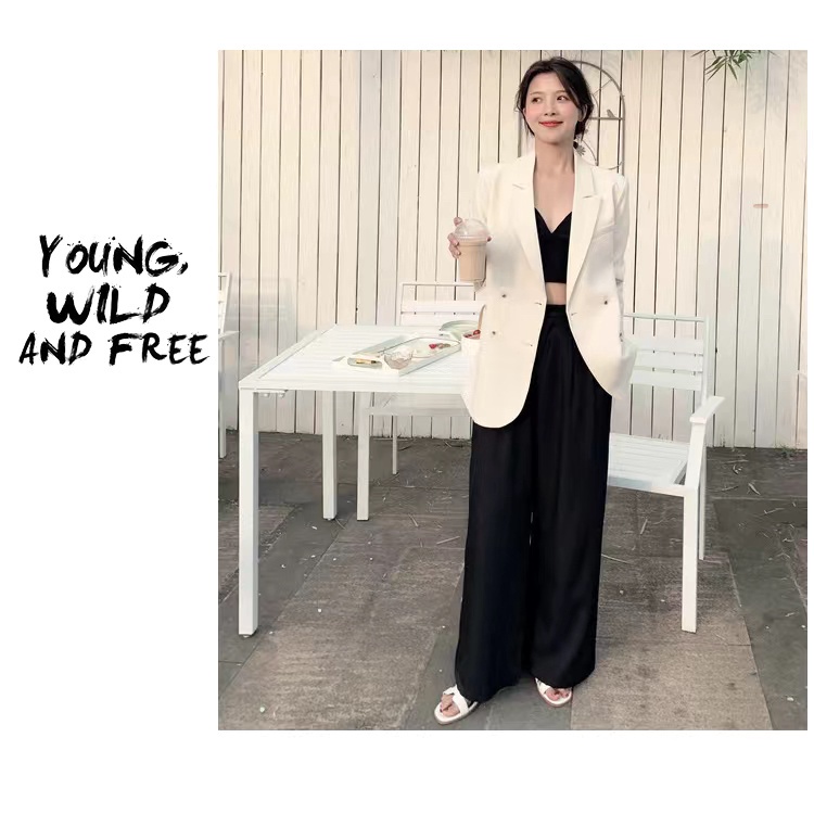 Áo khoác blazer dáng dài thời trang cho nữ