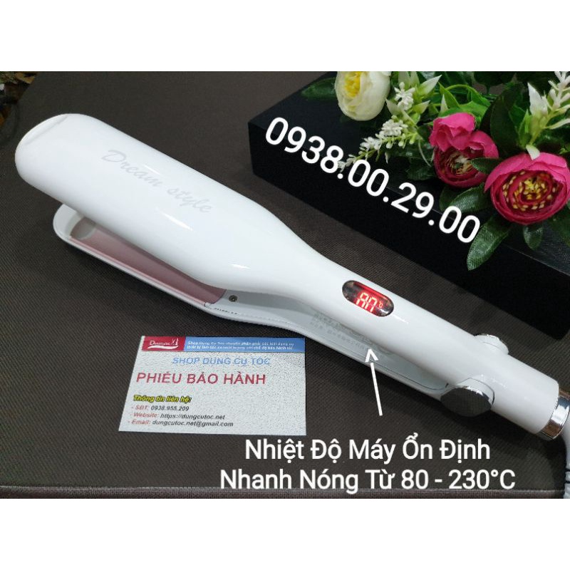 Máy Bấm Tóc Gợn Sóng Cao Cấp Lõi Sứ 2 Trục Dream Style 828.(Ảnh thật)