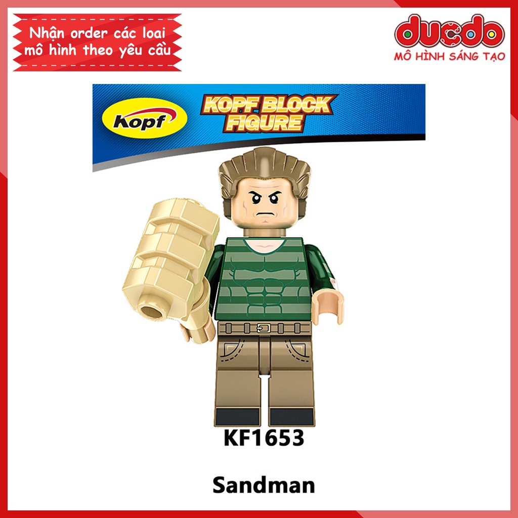 Minifigures Spider Man Vulture Lizard Sandman Electron  - Koruit KF6154