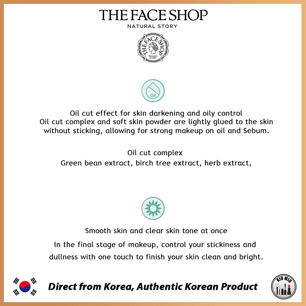 THE FACE SHOP Oil Clear Blotting PACT *ORIGINAL KOREA*