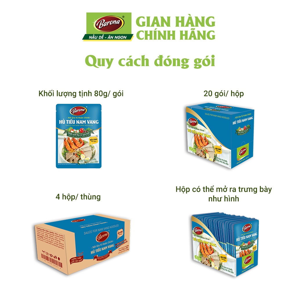 Mã bmbau50 giảm đến 50k đơn 99k gia vị hủ tiếu nam vang barona 80g tươi - ảnh sản phẩm 5