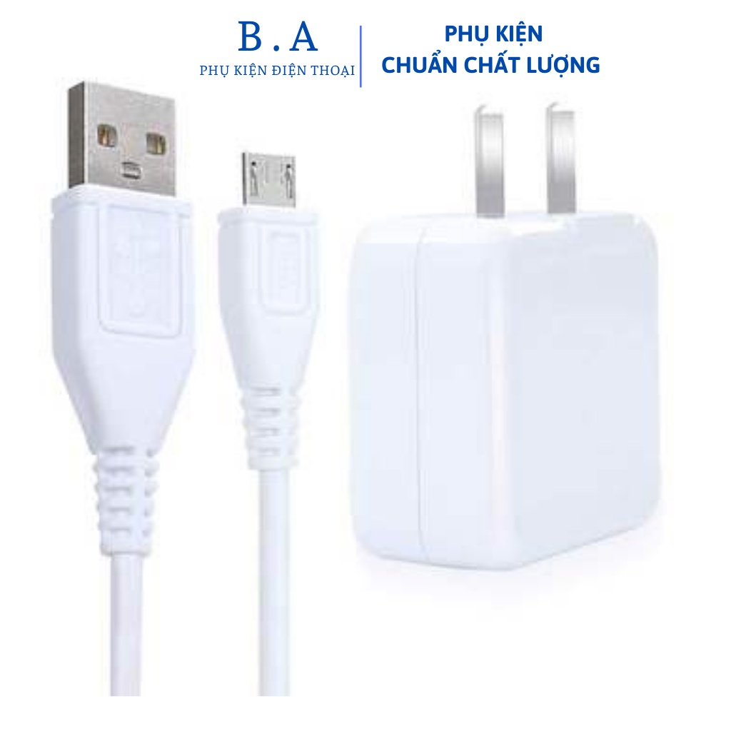 Bộ sạc, củ cáp sạc, sạc nhanh VIVO 18W cáp USB - Micro USB, Bảo Hành 6 tháng