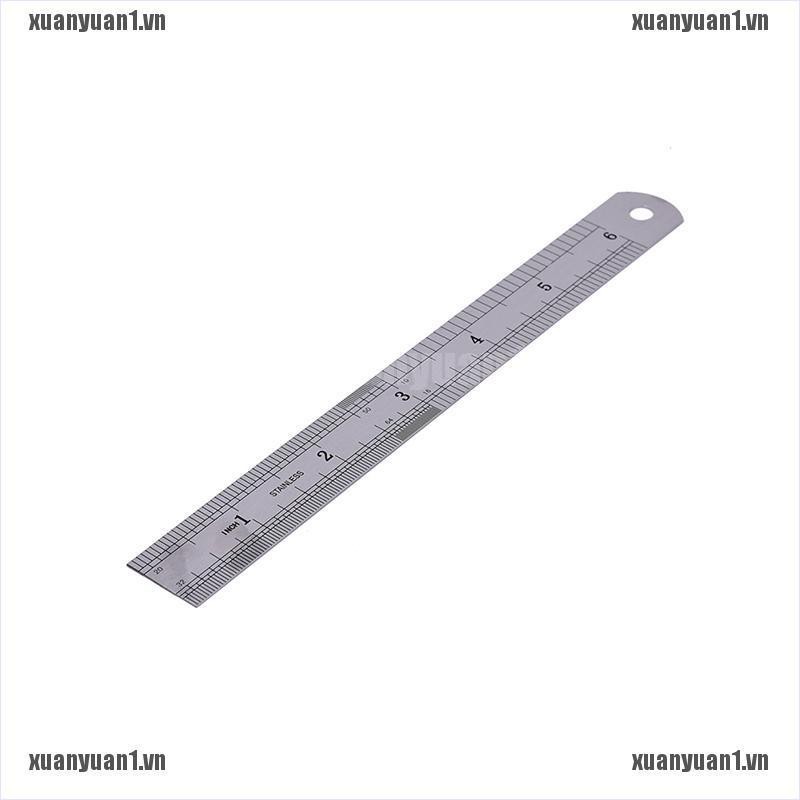 [XUANYUAN1] 1 Dụng Cụ Đo Kim Loại Hai Mặt Chính Xác 15cm
