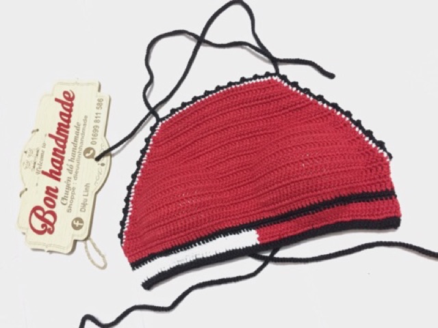 Áo bơi len móc yếm | BigBuy360 - bigbuy360.vn