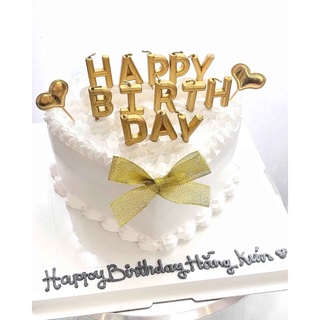 Nến Chữ HAPPY BIRTHDAY Trang Trí Bánh Kem