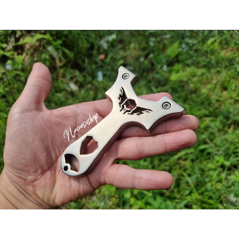 NÁ CAO SU KING KONG INOX 304 MỚI | SLINGSHOT TẶNG 2 DÂY + HÍT NHẨN