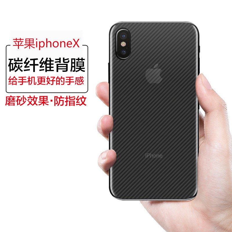 Miếng dán vân cacbon chống xước cho iphone 6 6s plus 7 8 plus 5 5s x xs xr xsmax