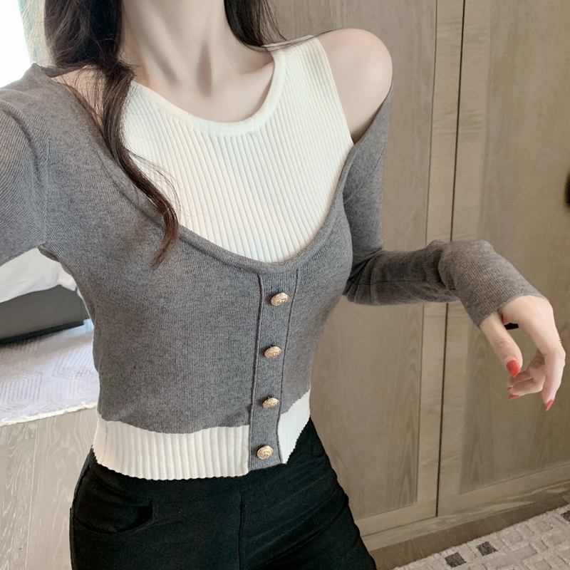 Áo Nữ Tay Dài Trễ Vai Thời Trang Quyến Rũ