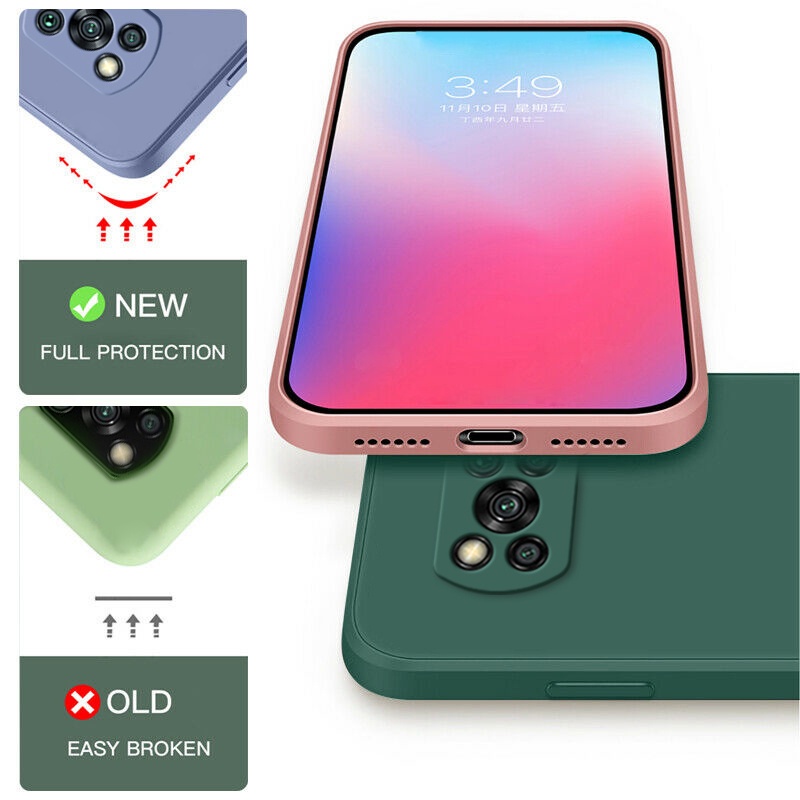 Ốp Điện Thoại Silicon Dẻo Hình Vuông Chống Sốc Kèm Nhãn Dán DIY Cho Tecno Spark 8P 8 8C 7 7P Go 2022 Pro