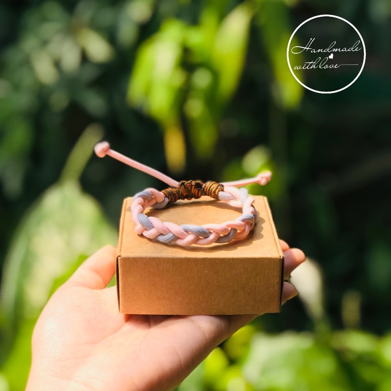 Vòng tay paracord sinh tồn Rasta