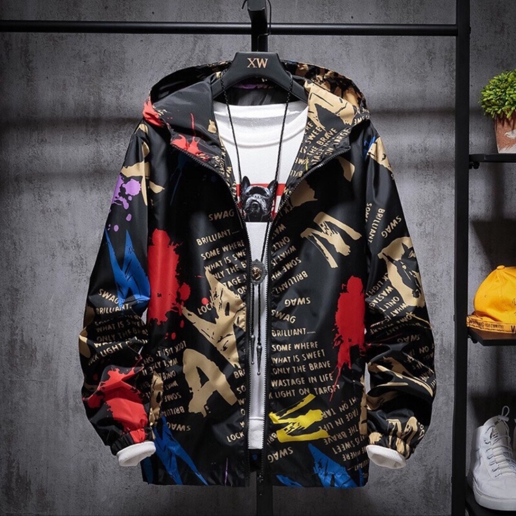 Áo Khoác Nam - Áo Khoác Dù Họa Tiết Cá Tính Phong Cách Trẻ Trung | BigBuy360 - bigbuy360.vn