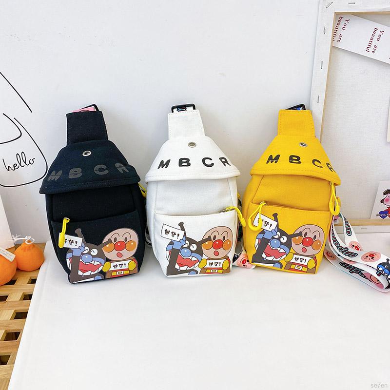 Se7en Cartoon Print Chest Bag Belt Chest Hip Crossbody Shoulder Children Bags For 1-7Y