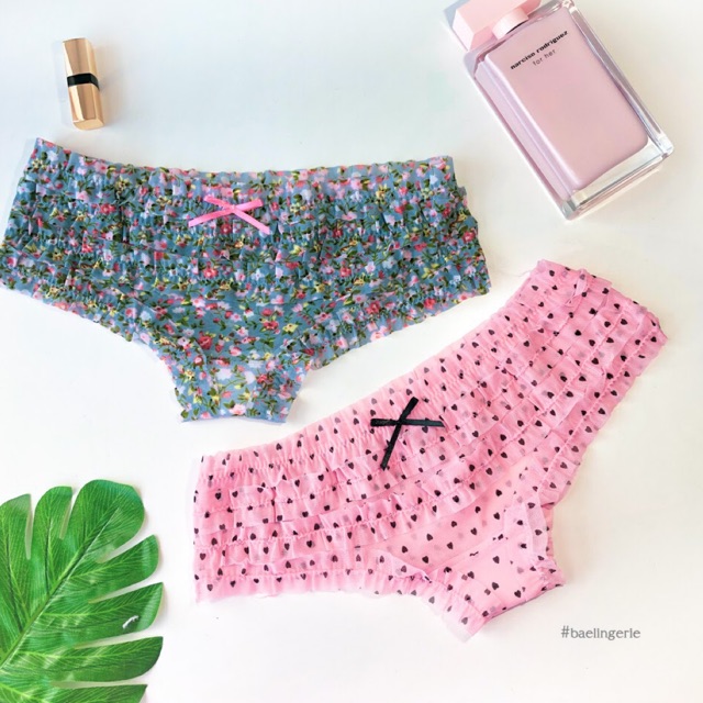 (Có chọn màu) Quần lót nữ ba tầng dễ thương voan hoa sexy CANDY CRUSH - Bae Lingerie | BigBuy360 - bigbuy360.vn