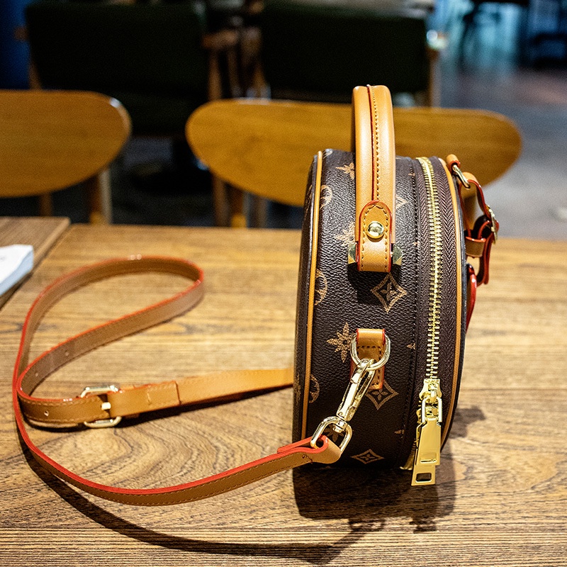 Túi Đeo Chéo Một Bên Vai Hình Tròn Nhỏ Phong Cách Phương Tây Thời Trang Mùa Hè 2022 Mới Dễ Phối Đồ Dành Cho Bạn Nữ