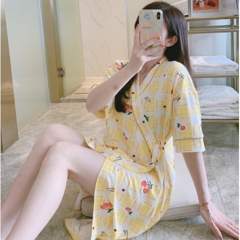 Đầm ngủ Kimono