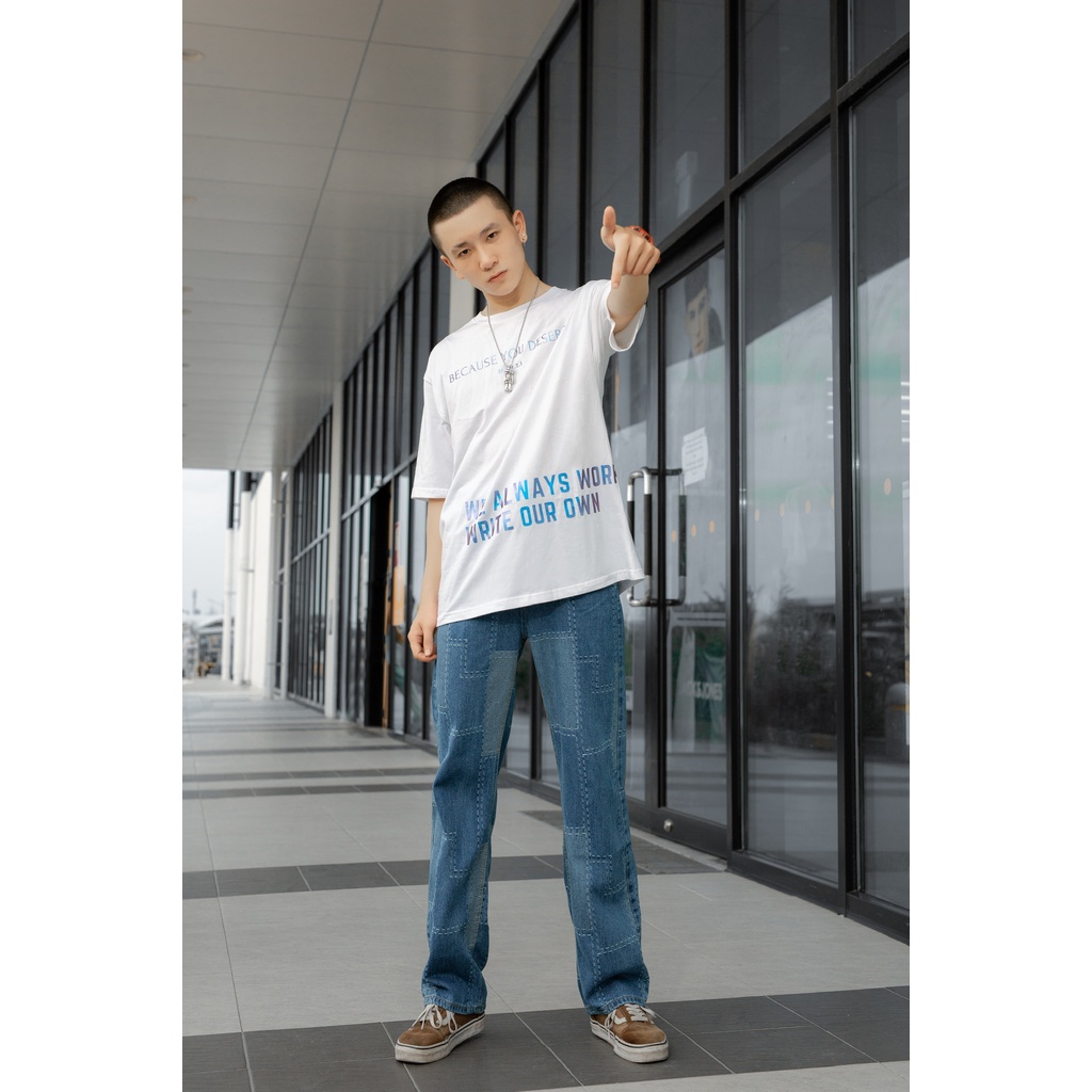 Quần Jean nam ống rộng ,nam nữ UNISEX 2021