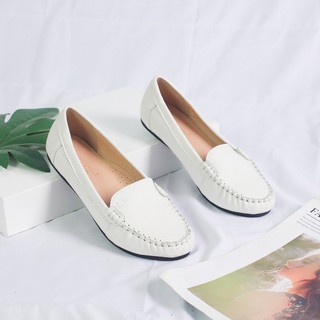 [Mã SKAMLTSM9 giảm 10% đơn 99K] Giày Mọi Da Bò Thật Đế Mềm Màu Đen 3254