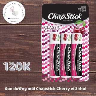 Combo Son dưỡng môi Chapstick cherry
