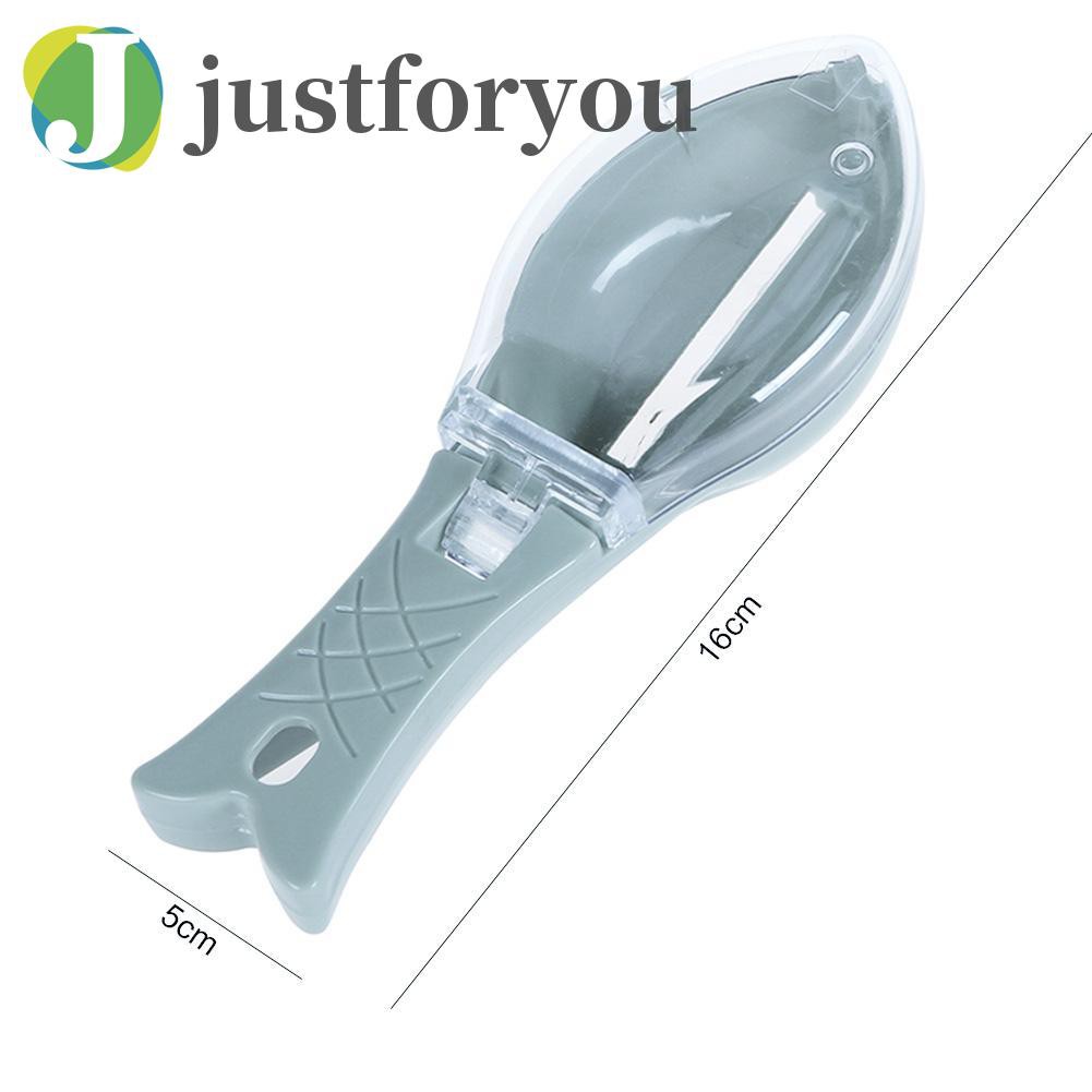 Justforyou Plastic Fish Scales Graters Scraper Fish Cleaning Scraping Scales Device