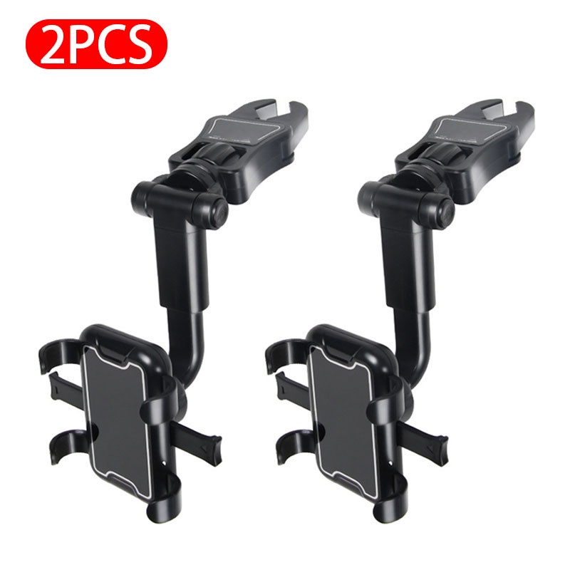 Kẹp điện thoại SEAMETAL gắn trên ô tô/ gương chiếu hậu xoay 900 ° chất lượng cao