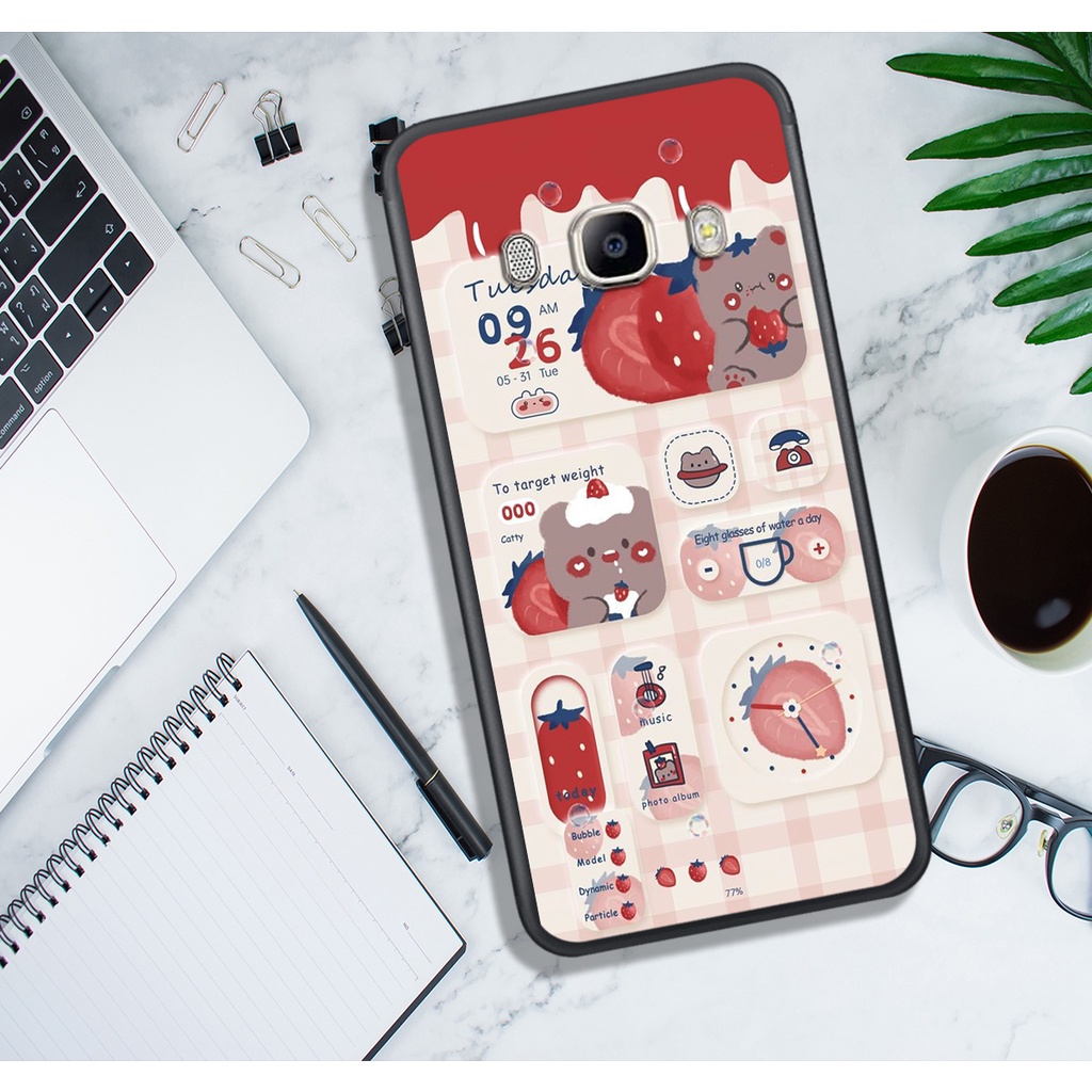 ỐP LƯNG SAMSUNG , IN HÌNH GẤU NÂU CHOCOLATE ĐÁNG YÊU.