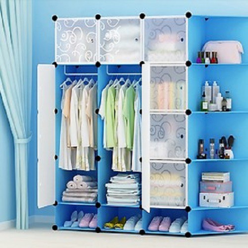 (HÀNG LOẠI 1 ) Tủ nhựa ghép đa năng  20 ngăn loại lớn  sâu 47 cm-12N4X4G