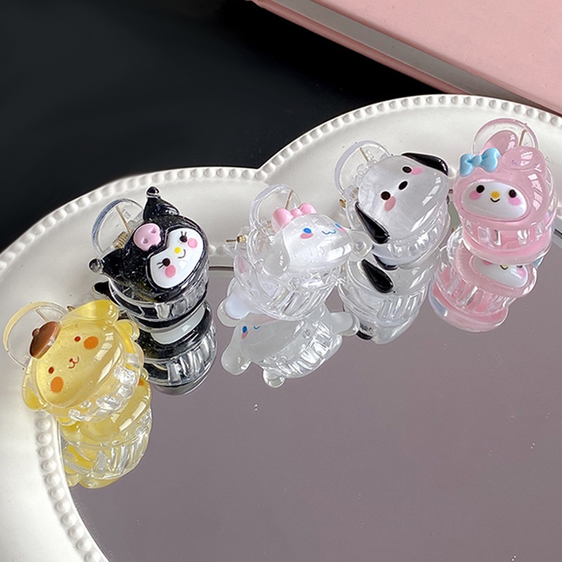 Kẹp Tóc Hoạt Hình Bằng Nhựa Acrylic Dễ Thương Cho Nữ