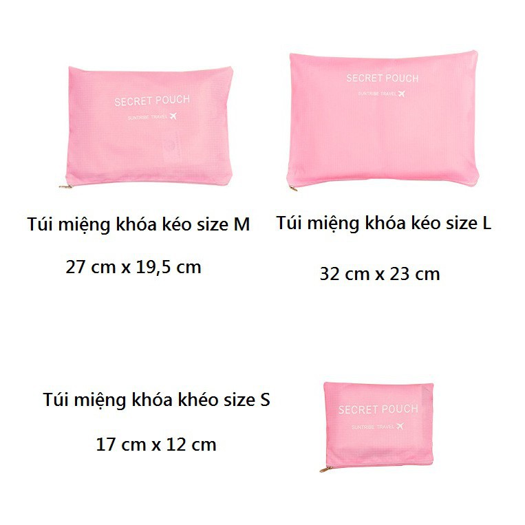 Bộ 06 Túi Du lịch Xếp gọn Chống thấm Bag in Bag [ ITON.VN ]