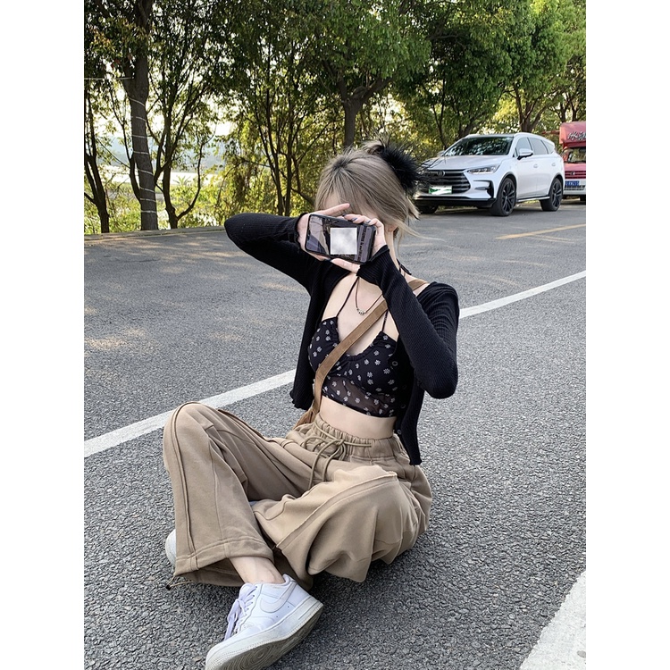 Quần ống rộng Phong Cách Hàn Quốc Năng Động Dành Cho Nữ