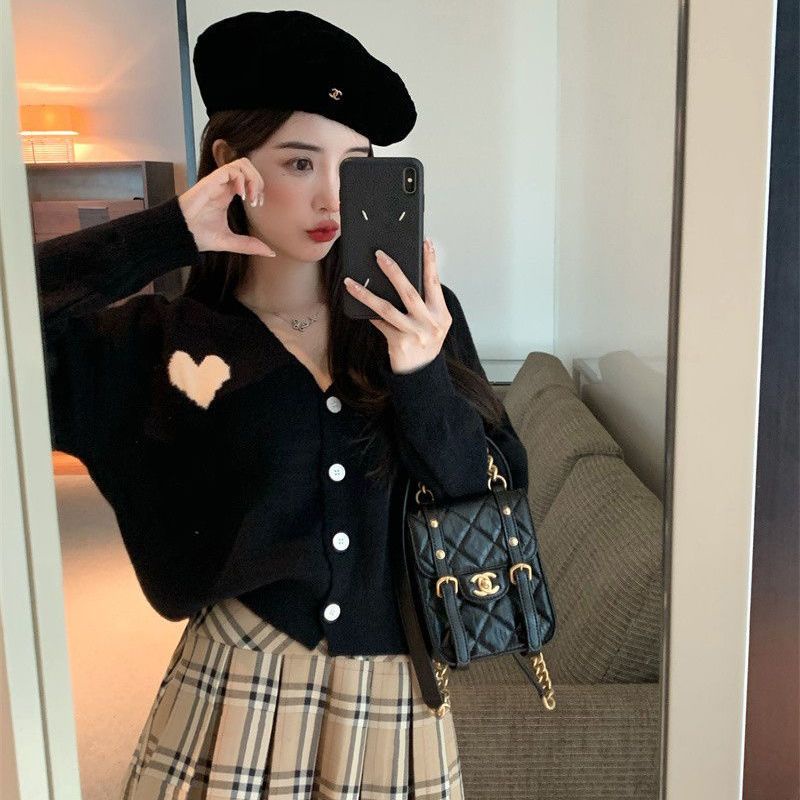 Áo Khoác cardigan Dệt Kim Tay Dài Cổ Chữ v JL-TX-553