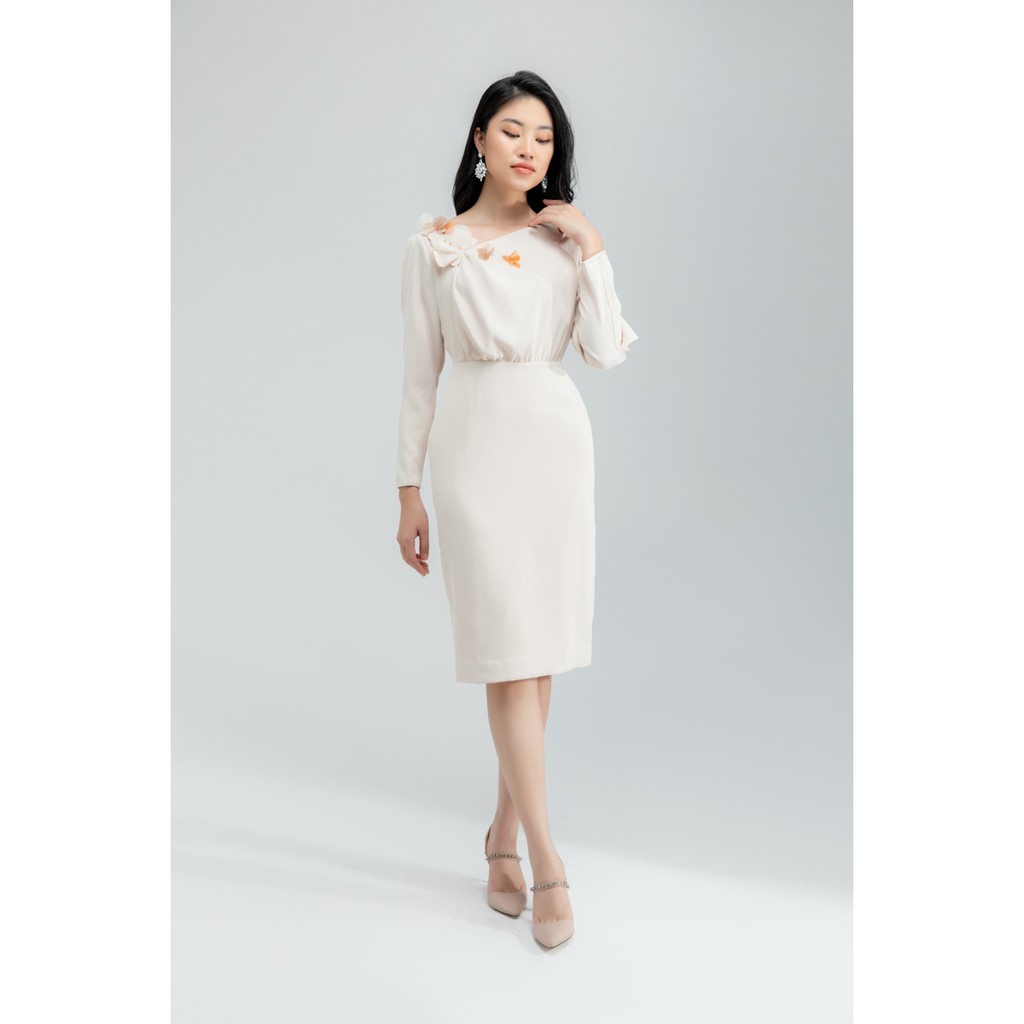 Đầm hoa lan tay lỡ thiết kế IVY moda MS 48C5857 | BigBuy360 - bigbuy360.vn