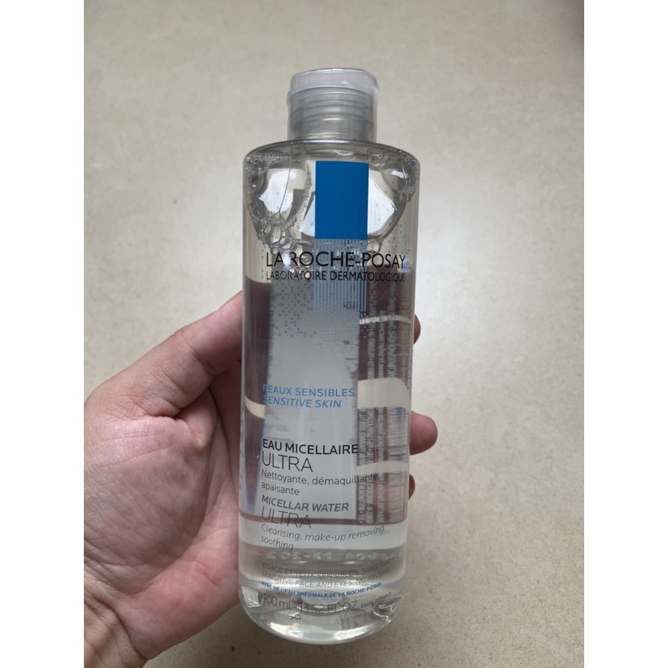 Nước làm sạch sâu và tẩy trang cho da nhạy cảm La Roche-Posay Micellar Water Ultra Sensitive Skin 400ml