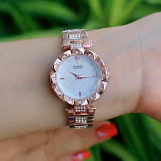 (SANG CHẢNH) Đồng hồ nữ GEDI SOFIA Sang chảnh - Sơn tĩnh điện cực bền màu + Tặng Hộp & Pin