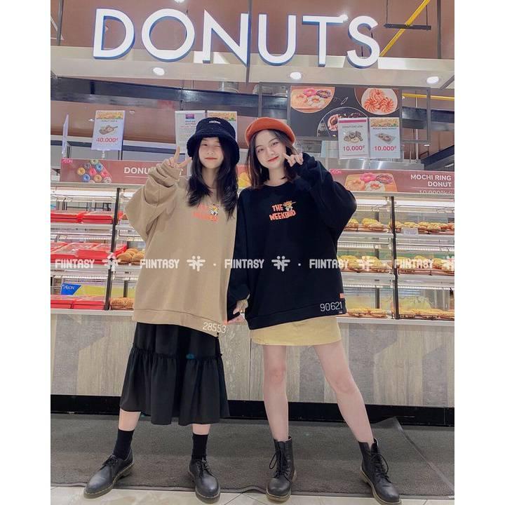 Áo Nỉ Sweater Nữ Form Rộng Vải Nỉ Bông Dày Dặn phong cách Ulzzang CAMASTORE SW20 | BigBuy360 - bigbuy360.vn