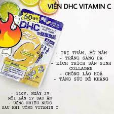 Viên uống DHC bổ sung vitamin C Nhật Bản gói 60 ngày