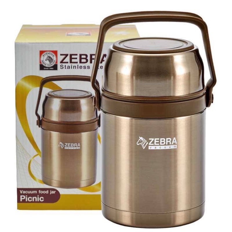 CAMEN GIỮ NHIỆT - Ủ CHÁO PICNIC chính hãng ZEBRA 1L - 152435