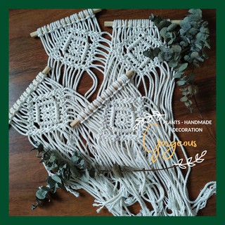 [FSSMAY08] [ẢNH THỰC] Mành treo -Rèm treo tường Macrame mini 20*30cm decor