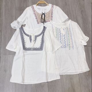 Áo thêu thổ cẩm QC (ảnh thật)