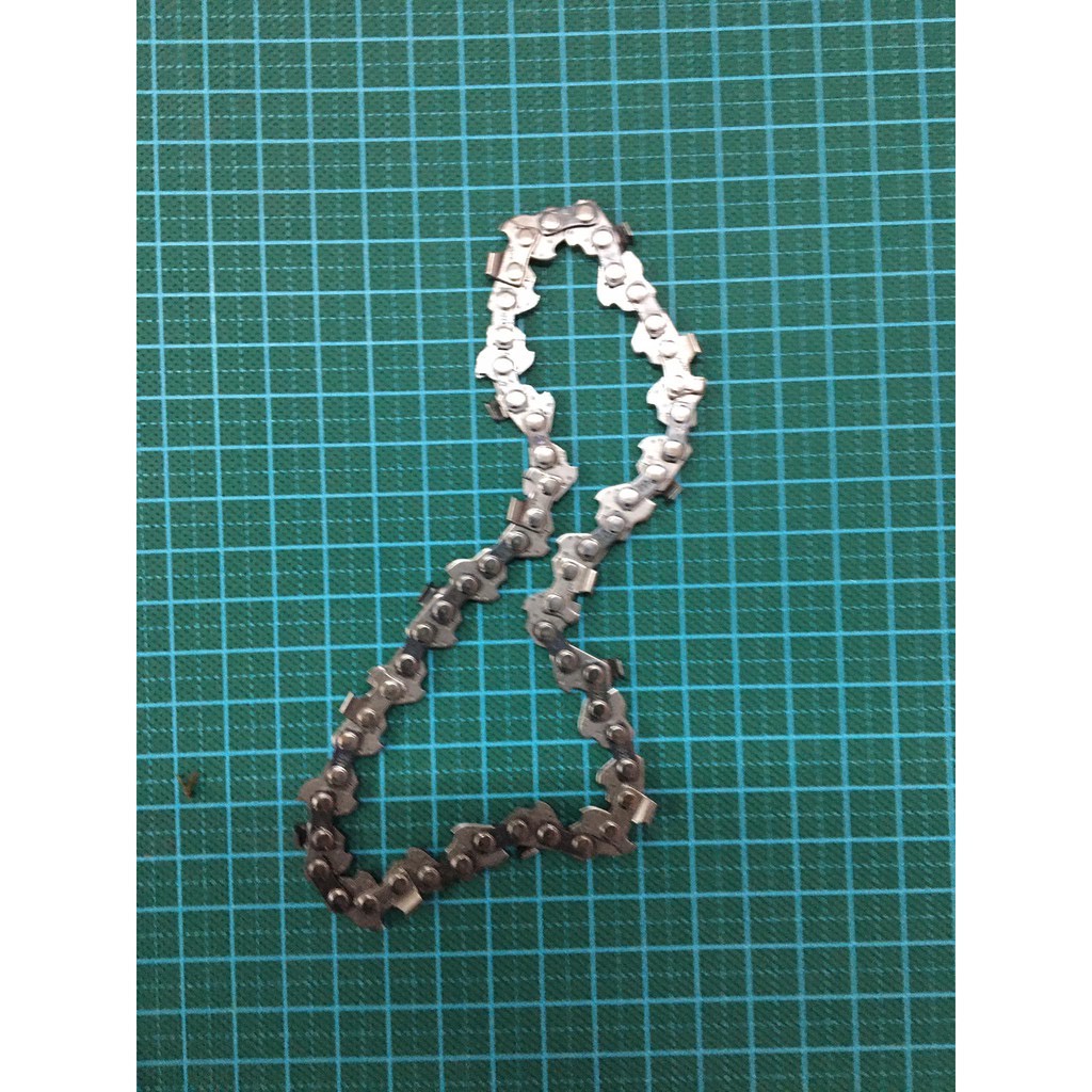Lưỡi cưa xích của máy cưa xích điện mini cầm tay dùng pin sạc, máy cưa xích pin dùng pin sạc