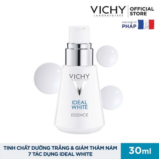 [CHÍNH HÃNG] Dưỡng chất dưỡng trắng, giảm thâm nám VICHY Ideal White Meta Whitening Essence 30ml