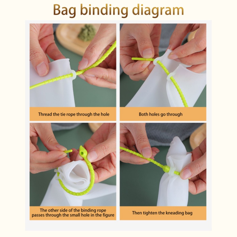 Silicone Túi Nhào Bột Làm Bánh Bằng Silicon Cấp Thực Phẩm